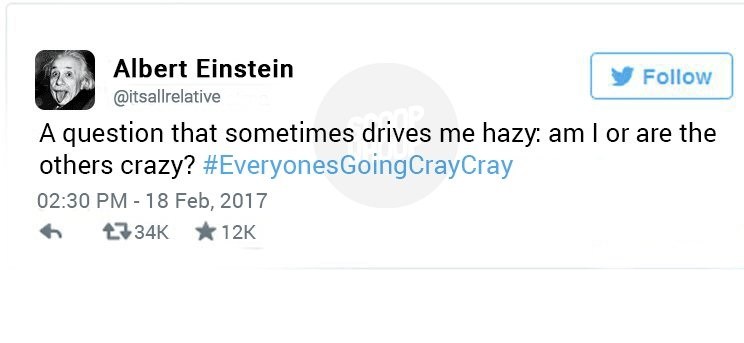 Einstein tweets 1